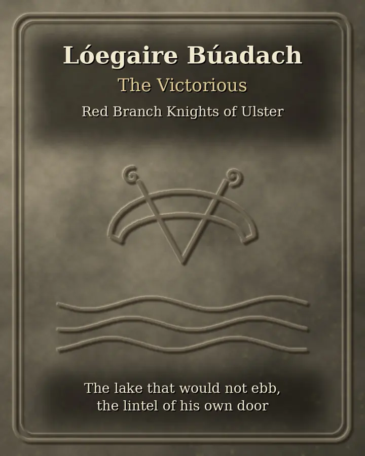 Lóegaire Búadach: The Lake That Would Not Ebb
