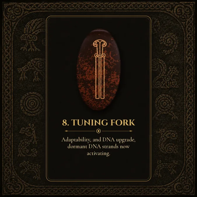 Tuning Fork, Pictish rune card 8