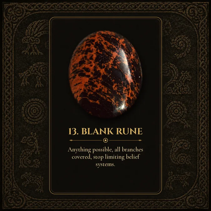 Blank Rune, Pictish rune card 13
