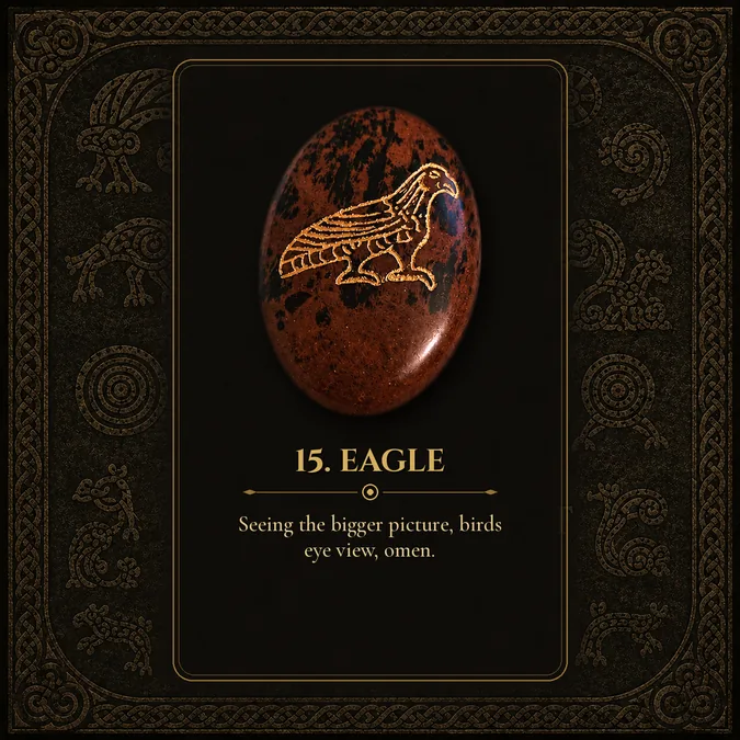 Eagle, Pictish rune card 15