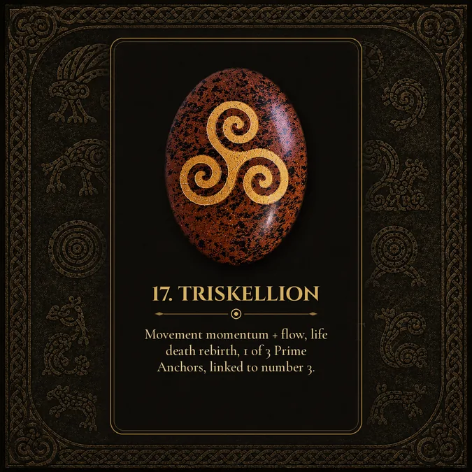 Triskellion, Pictish rune card 17