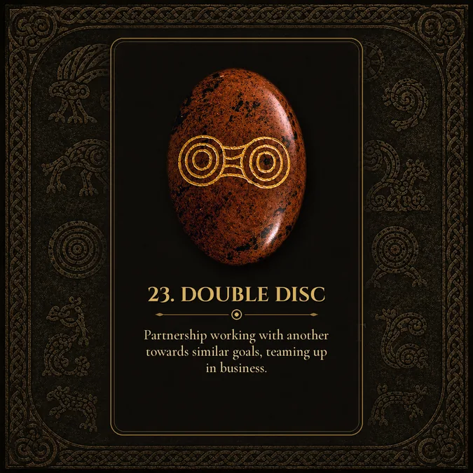 Double Disc, Pictish rune card 23