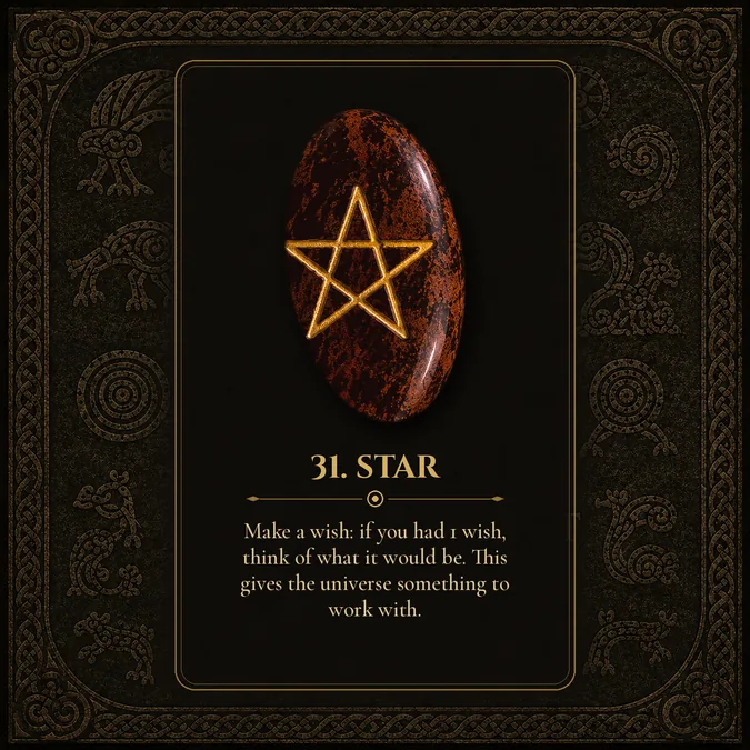 Star, Pictish rune card 31