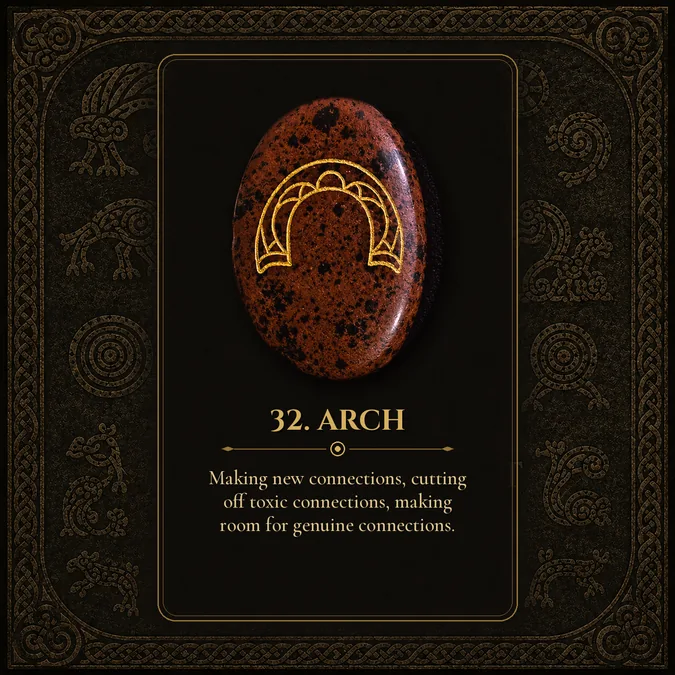 Arch, Pictish rune card 32